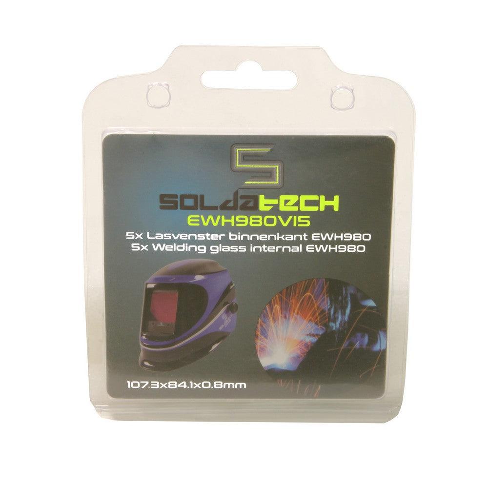 SOLDATECH Schweißschutzgläser Satz innen 107,3 x 84,1mm 5 Stück EWH980VI5 - Tools.de TP Profishop GmbH