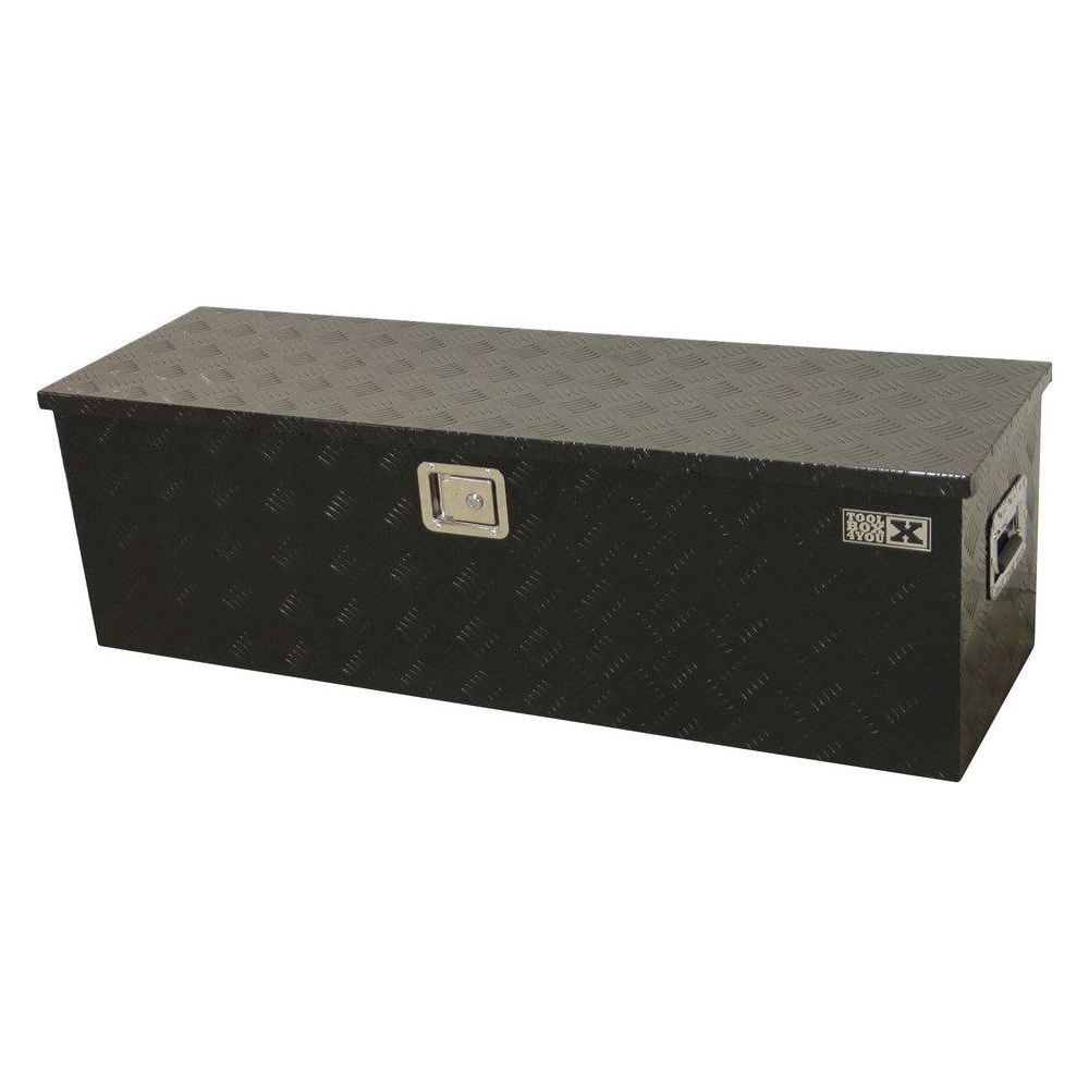 TOOLBOX4YOU Alu Werkzeugkiste Riffelblech Large schwarz beschichtet JSB12B - Tools.de TP Profishop GmbH
