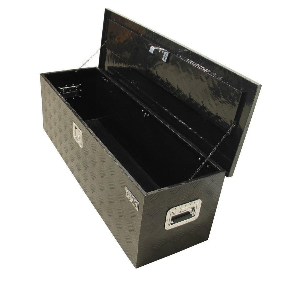 TOOLBOX4YOU Alu Werkzeugkiste Riffelblech Large schwarz beschichtet JSB12B - Tools.de TP Profishop GmbH