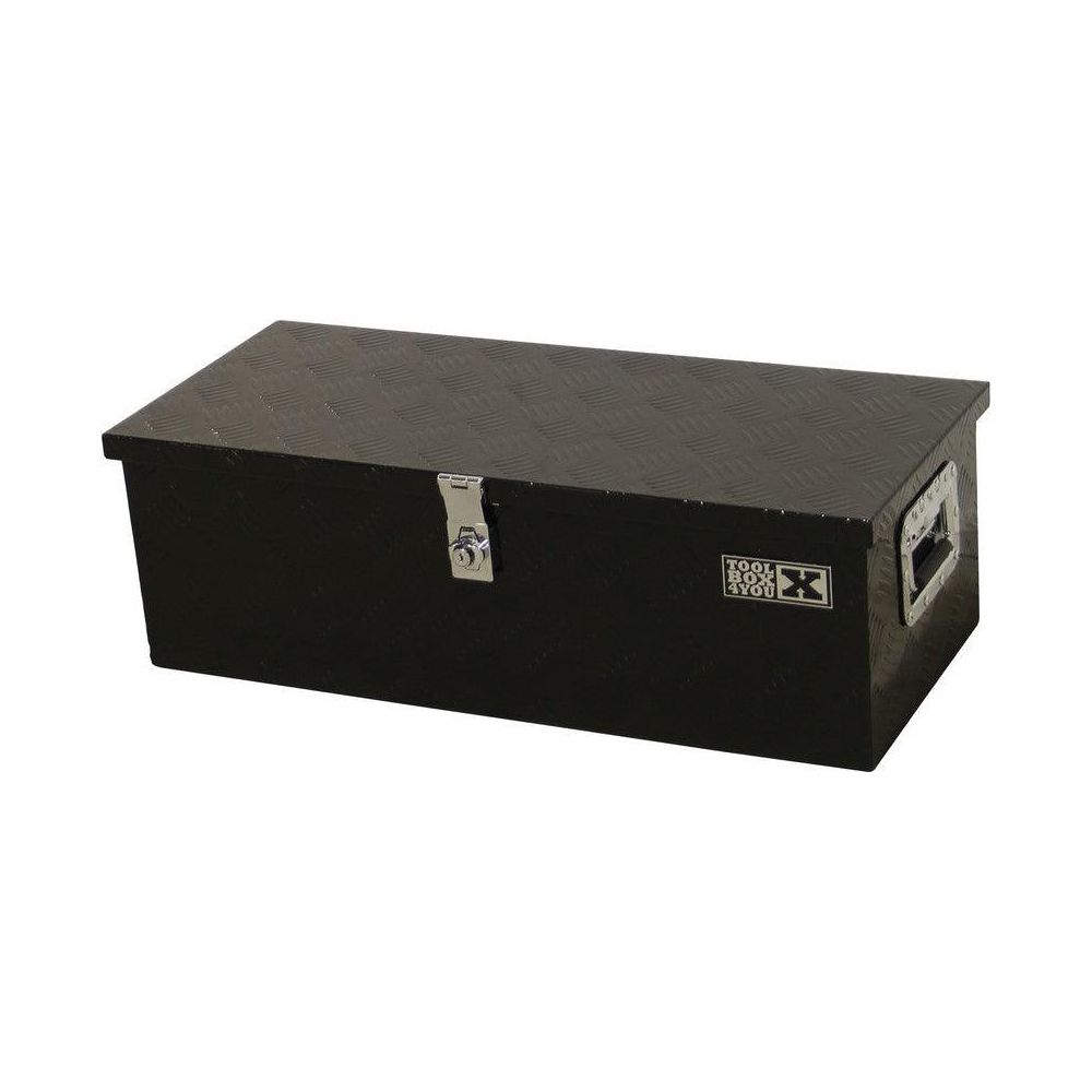 TOOLBOX4YOU Alu Werkzeugkiste Riffelblech medium schwarz beschichtet JSB76B - Tools.de TP Profishop GmbH