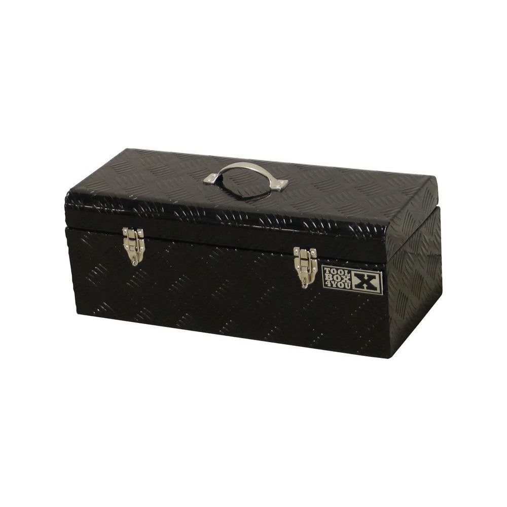 TOOLBOX4YOU Alu Werkzeugkiste Riffelblech Small schwarz beschichtet JSB59B - Tools.de TP Profishop GmbH