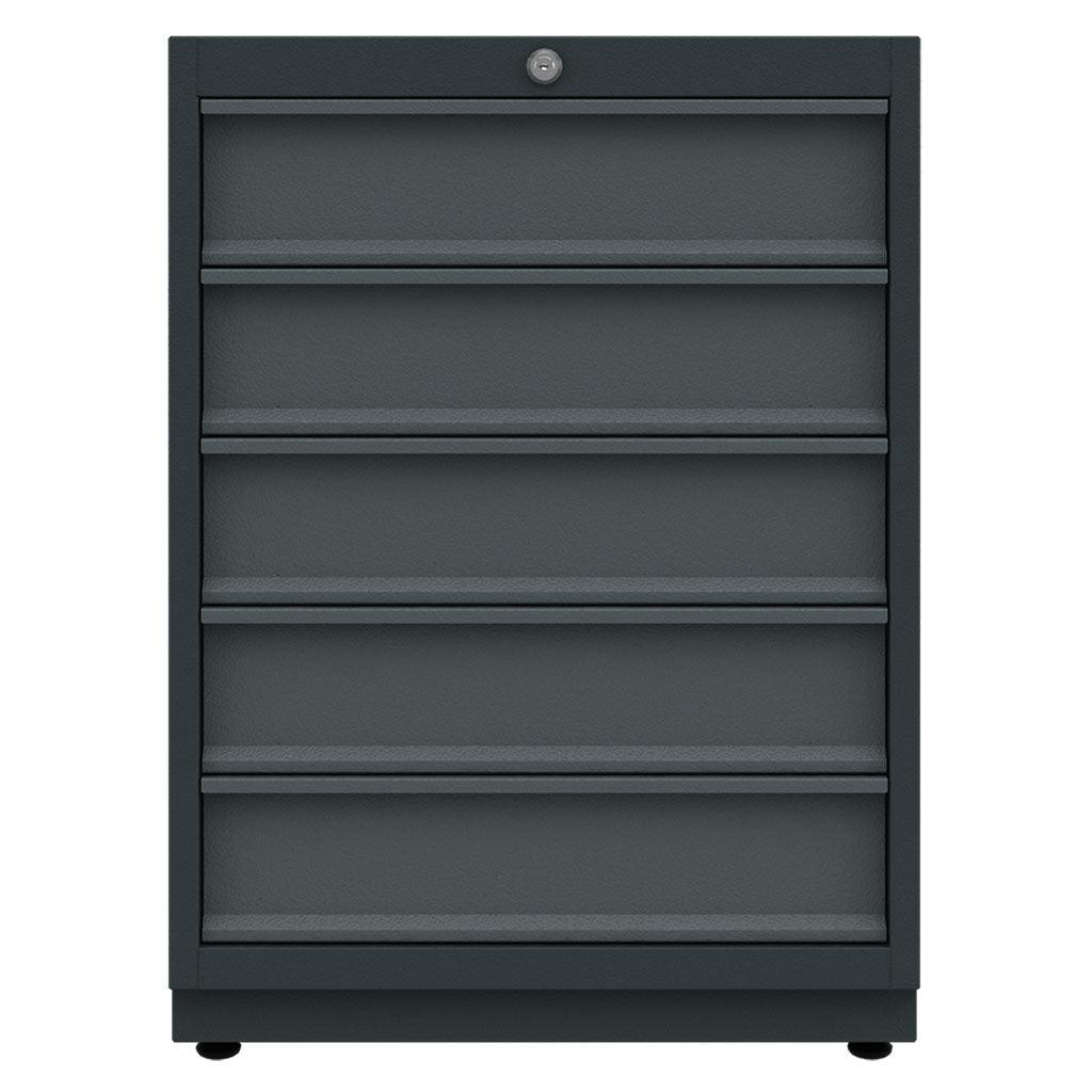 TOOLBOX4YOU Unterschrank 5 Schubladen Expert BG62L5 - Vormontiert, Freistehend, 1,2mm dickes Blech - Tools.de TP Profishop GmbH