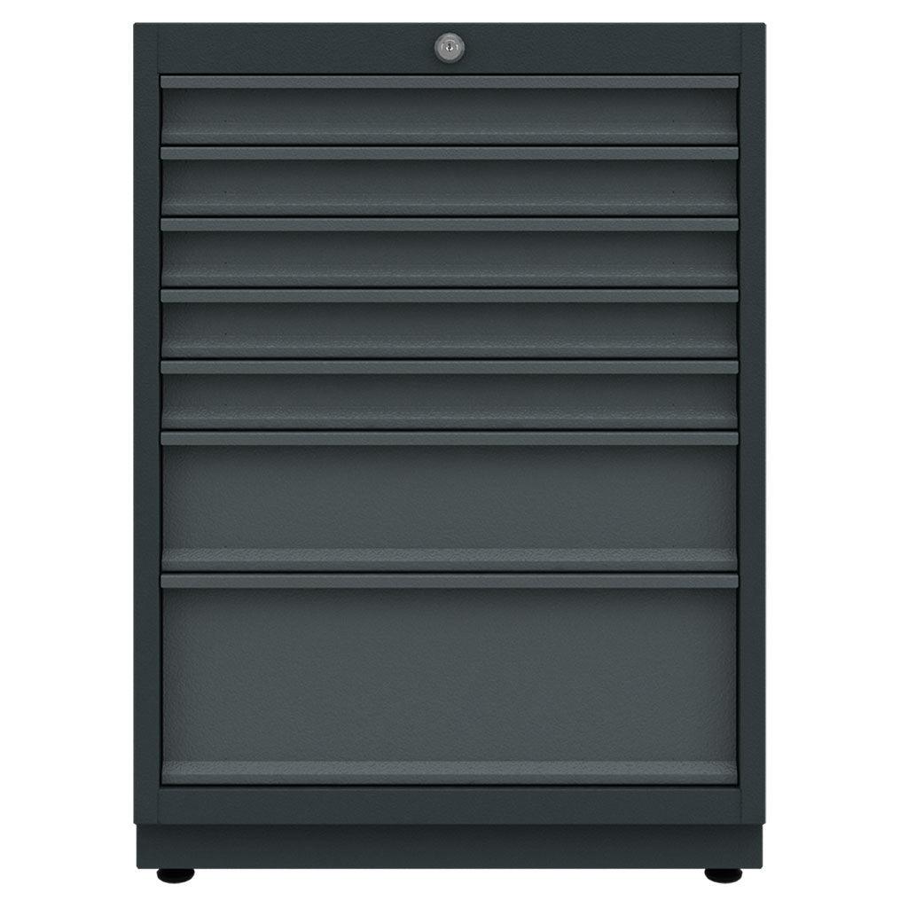 TOOLBOX4YOU Unterschrank 7 Schubladen Expert BG62L7- Vormontiert, Freistehend, 1,2mm dickes Blech - Tools.de TP Profishop GmbH