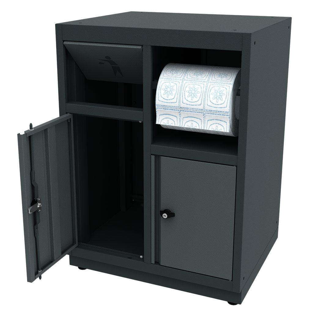 TOOLBOX4YOU Unterschrank-Abfallbehälter und Papierhalter Expert BG62TB - Vormontiert, Freistehend, 1,2mm dickes Blech - Tools.de TP Profishop GmbH
