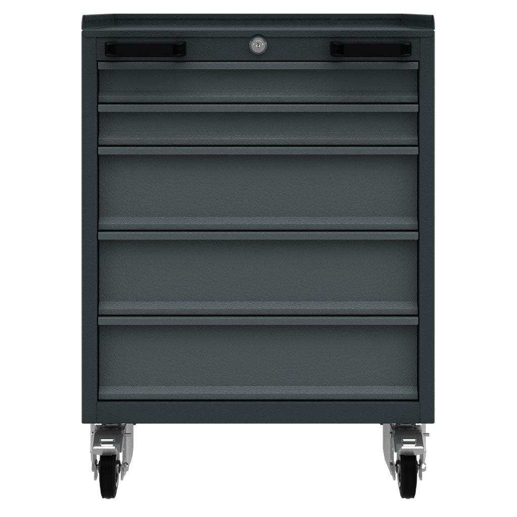 TOOLBOX4YOU Unterschrank mobil 5 Schubladen Expert BG58SC5 - Vormontiert, Freistehend, 1,2mm dickes Blech - Tools.de TP Profishop GmbH