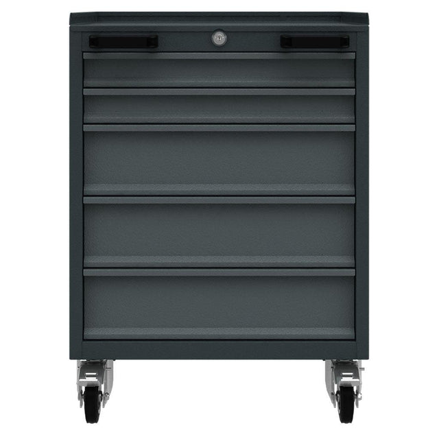 TOOLBOX4YOU Unterschrank mobil 5 Schubladen Expert BG58SC5 - Vormontiert, Freistehend, 1,2mm dickes Blech - Tools.de TP Profishop GmbH