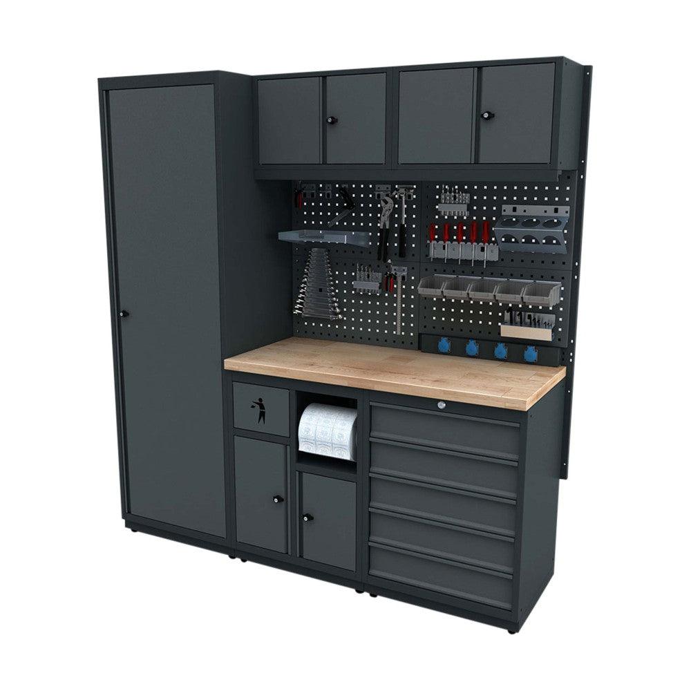 TOOLBOX4YOU Werkstattmodul A Expert - Profi Werkbank mit Steckdosen BGMODA - Tools.de TP Profishop GmbH