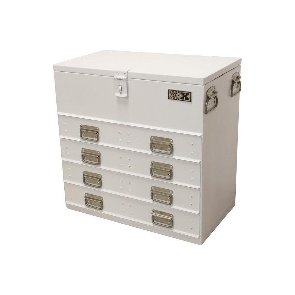 TOOLBOX4YOU Werkzeugkiste Stahl mit 4 Schubladen TB70T4D - Tools.de TP Profishop GmbH