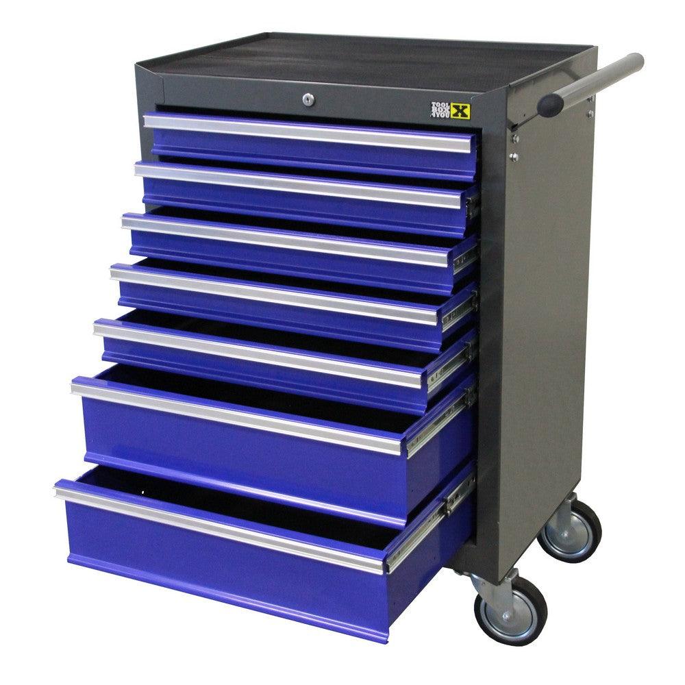 TOOLBOX4YOU Werkzeugwagen 7 Laden blau TB65OB - Tools.de TP Profishop GmbH