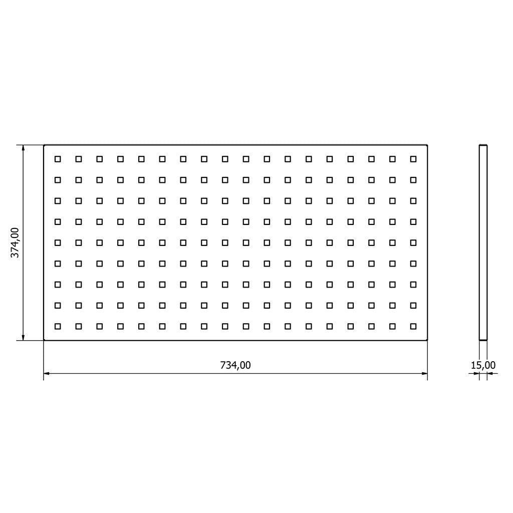 TOOLBOX4YOU Werkzeugwand für Eckschrank Expert BG75BP - Tools.de TP Profishop GmbH