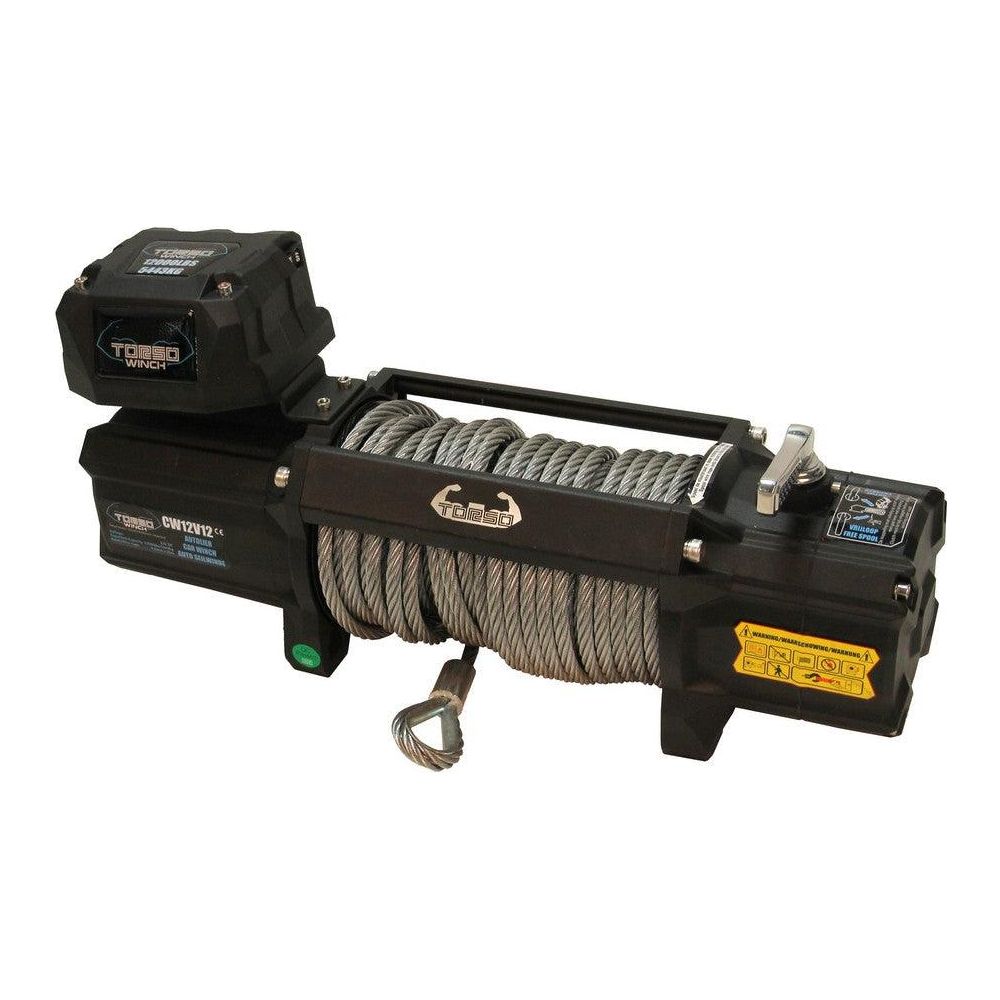 TORSO Elektro-Seilwinde 24V 5400kg Elektrowinde CW12V24 Elektrische Seilwinde 12000lbs - Tools.de TP Profishop GmbH