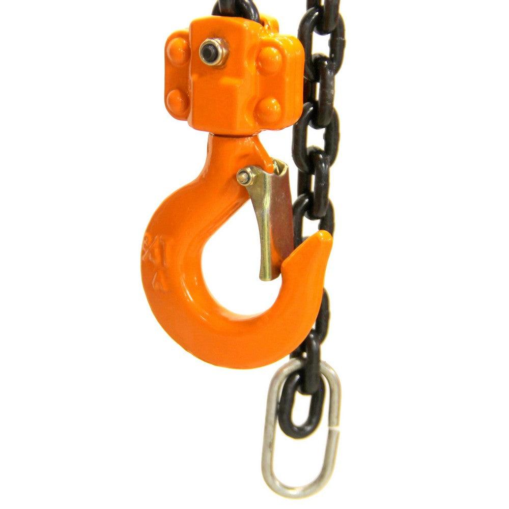 TORSO Ratschenzug 1,5 Tonnen LB15C - 1,5t manueller Kettenzug, Hebelzug mit Stahlkette, Ratschenkettenzug mit Sicherheitshaken Ratschenzug - Tools.de TP Profishop GmbH