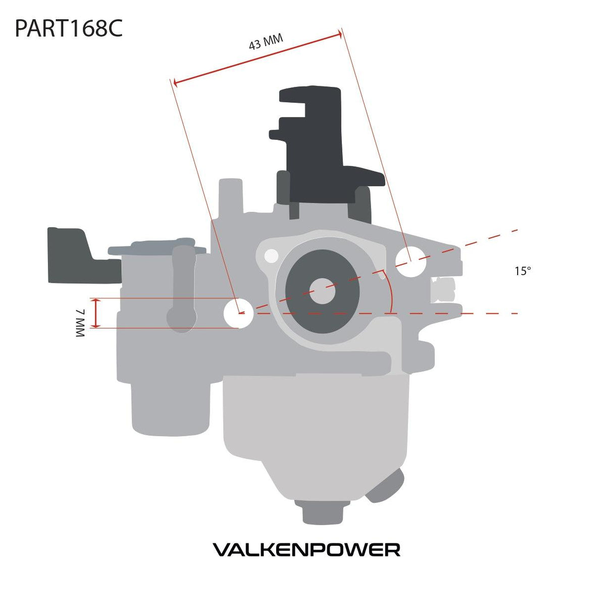 Valkenpower Vergaser Benzinmotoren PART168C - Tools.de TP Profishop GmbH