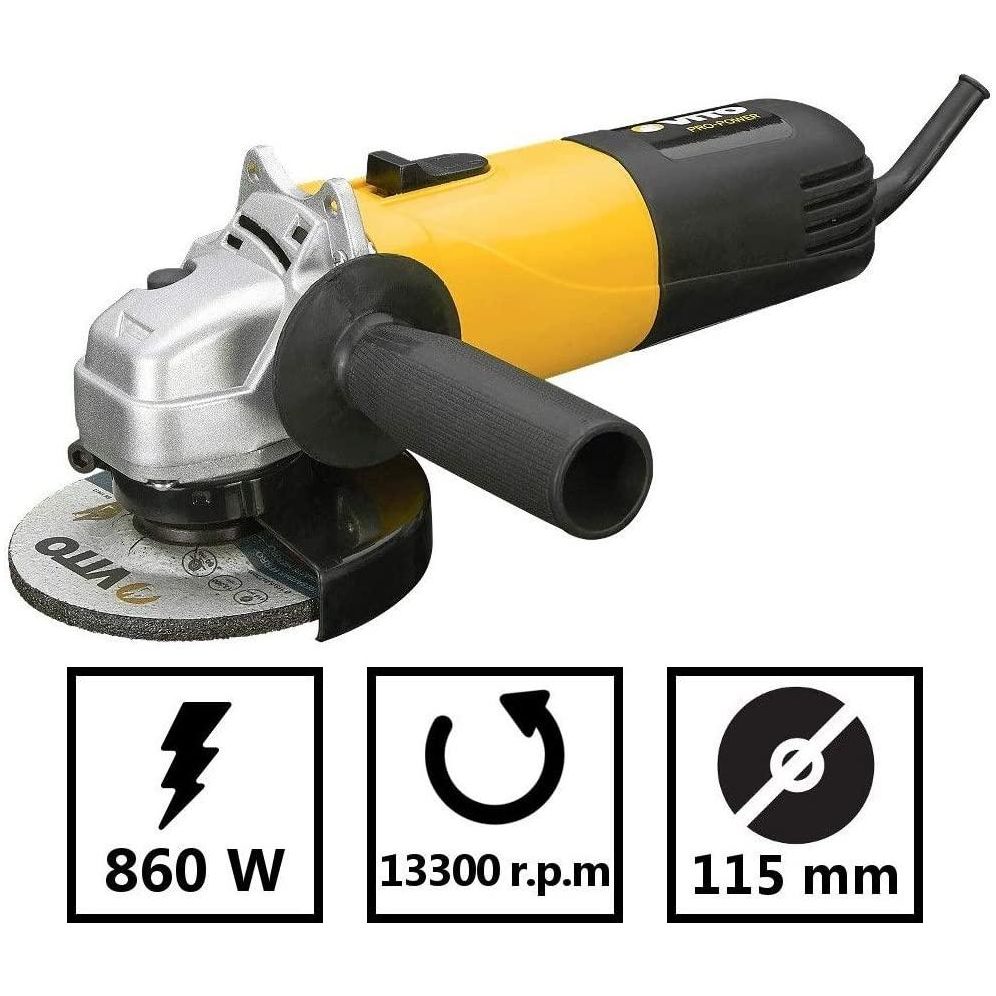 VITO 115mm Winkelschleifer Trennschneider 860 Watt - Tools.de TP Profishop GmbH