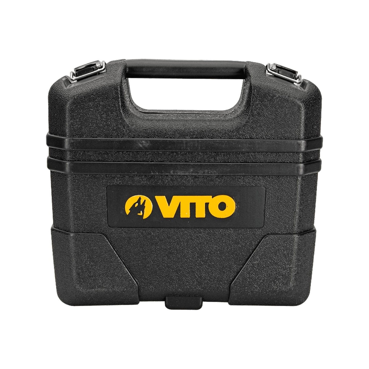 VITO 18V Akku- Schlagbohrschrauber mit 2 Ah Akkus, 2-Gang Getriebe,13mm Schnellspann-Bohrfutter Akkubohrschrauber, Akkuschrauber Set, Schlagbohrschrauber, Bit-Satz, Koffer, Schnellladegerät - Tools.de TP Profishop GmbH