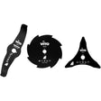 VITO - 3er Schneidklingenset - Universal - Grassschneider Dickichtmesser Motorsense Freischneider Messer Blatt Blade - Tools.de TP Profishop GmbH