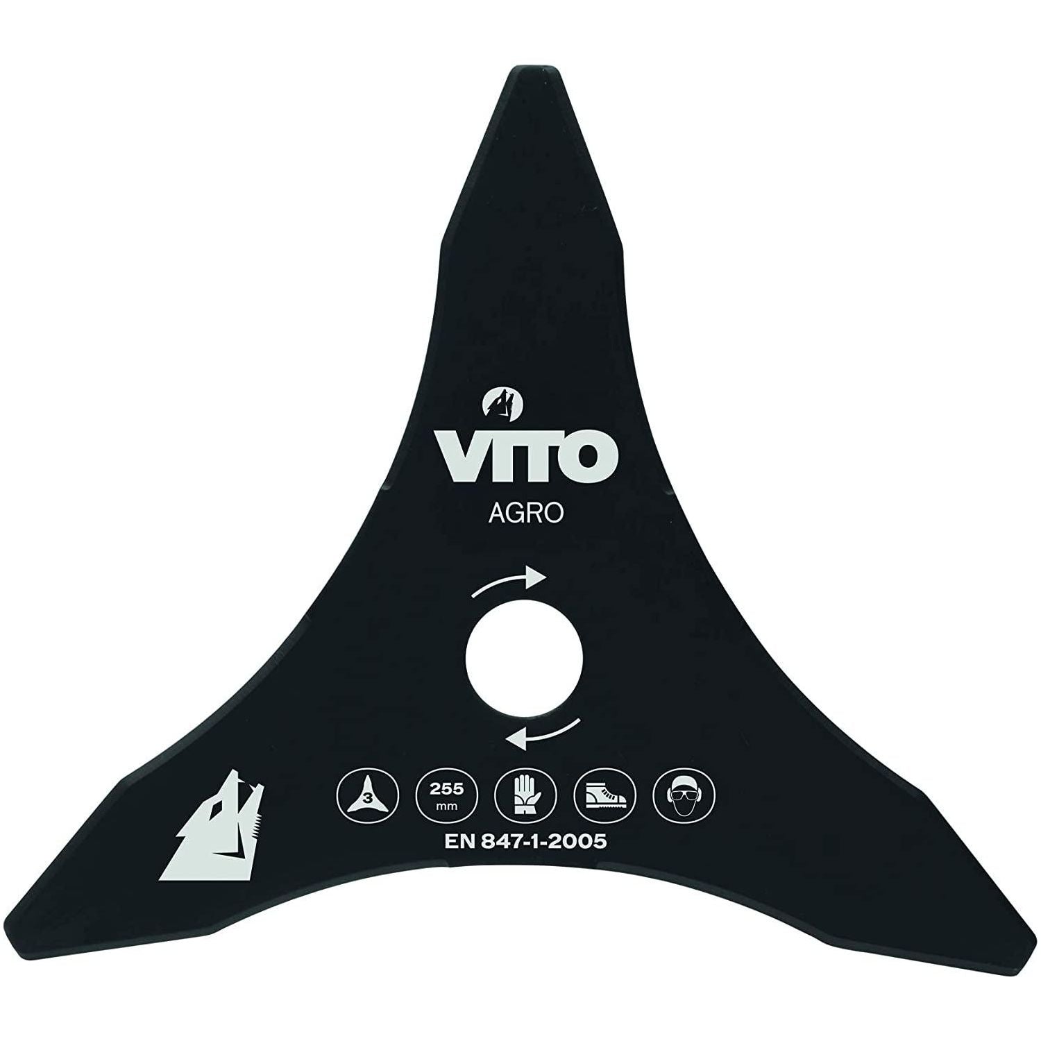 VITO - 3er Schneidklingenset - Universal - Grassschneider Dickichtmesser Motorsense Freischneider Messer Blatt Blade - Tools.de TP Profishop GmbH