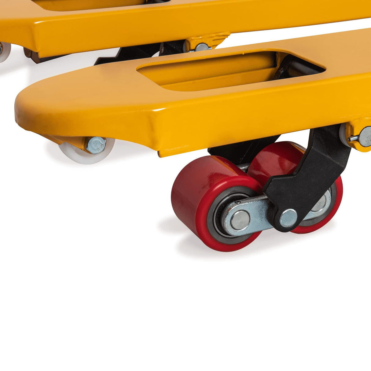 VITO 3T Gabelhubwagen, gelb, mit Lenkräder und Lasträder, Maximale Kapazität: 3 Tonnen, Maximaler Hub: 200 mm, 90 kg, Gabellänge: 1100 mm, Gabelbreite: 540mm - (VIPP30) - Tools.de TP Profishop GmbH