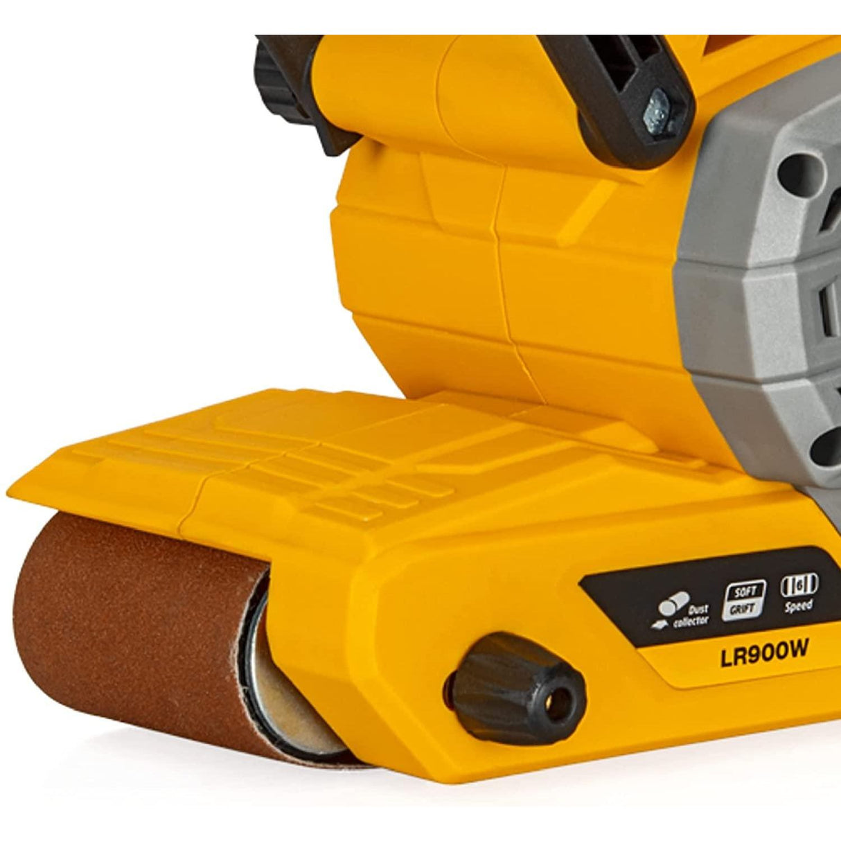 VITO Bandschleifer 900Watt mit Schleifband - Schleiffläche 75 x 155 mm, Bandabmessung 75 x 533 mm - Abschleifen von Fenster, Türen und Möbel, Schleifmaschine, Bandschleifmaschine - Tools.de TP Profishop GmbH