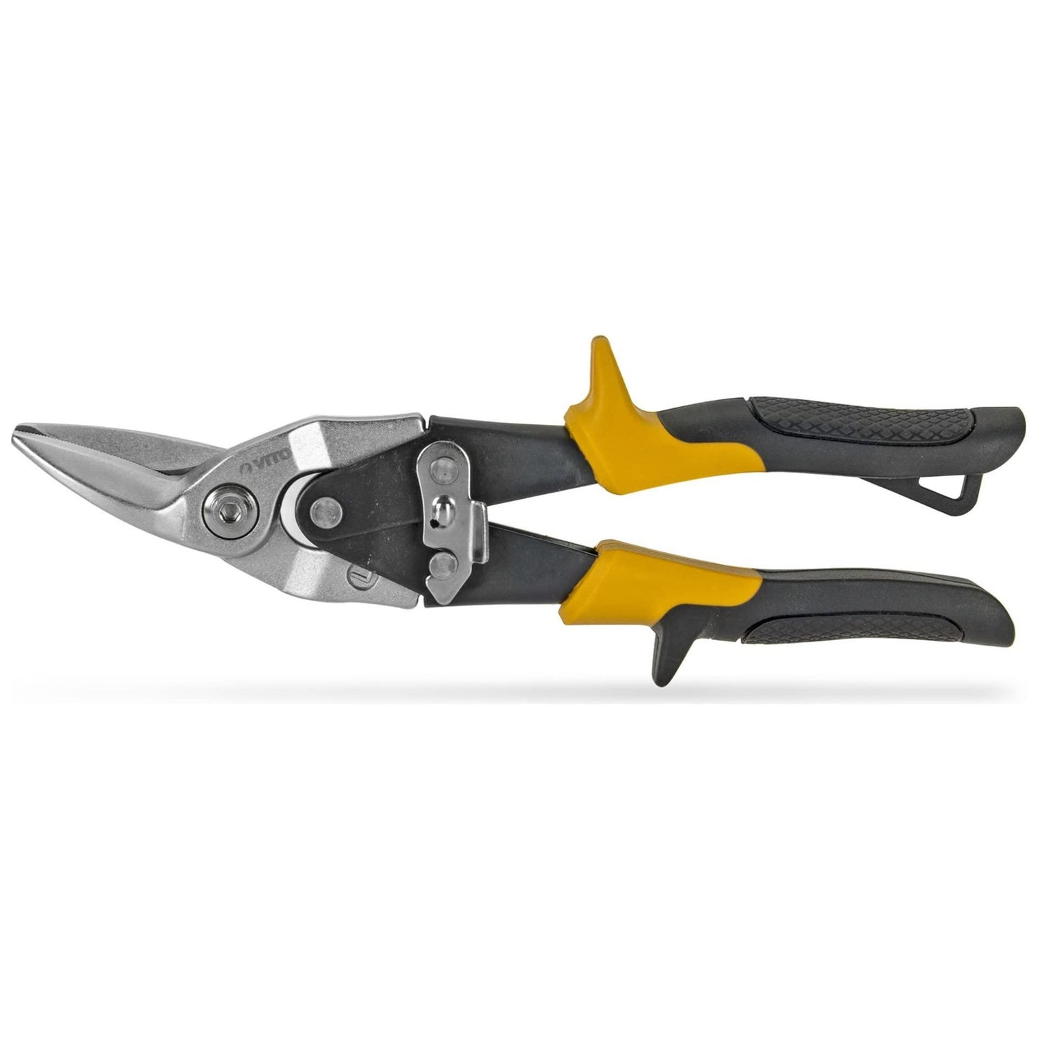 VITO - Blechschere für die Luftfahrt, linker Handschnitt, Metallschere mit Sicherheitsverriegelung, Schneidet Metall und Blech bis zu 1,2 mm, Griff aus Bimaterial - VITCCES - Tools.de TP Profishop GmbH