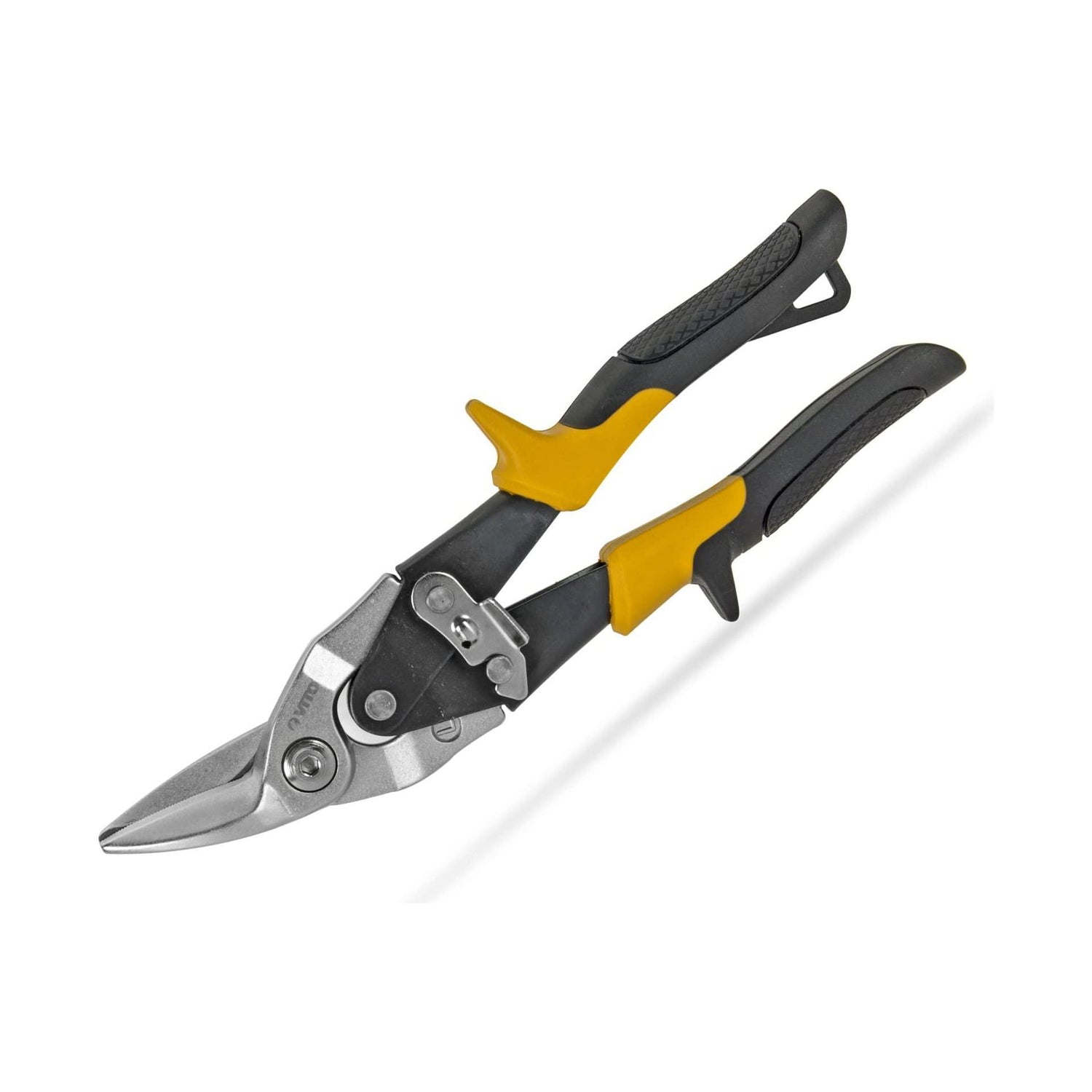 VITO - Blechschere für die Luftfahrt, linker Handschnitt, Metallschere mit Sicherheitsverriegelung, Schneidet Metall und Blech bis zu 1,2 mm, Griff aus Bimaterial - VITCCES - Tools.de TP Profishop GmbH