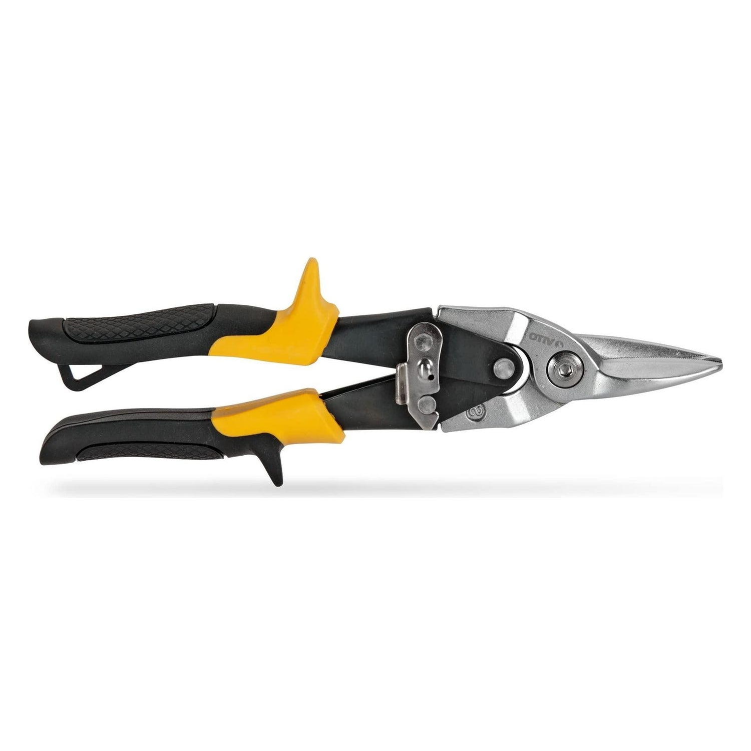 VITO Blechschere, gerade geschnitten für die Luftfahrt, Metallschere mit Sicherheitsverriegelung, Schneidet Metall und Blech bis zu 1,2 mm, Griff aus Bimaterial - VITCCRE - Tools.de TP Profishop GmbH