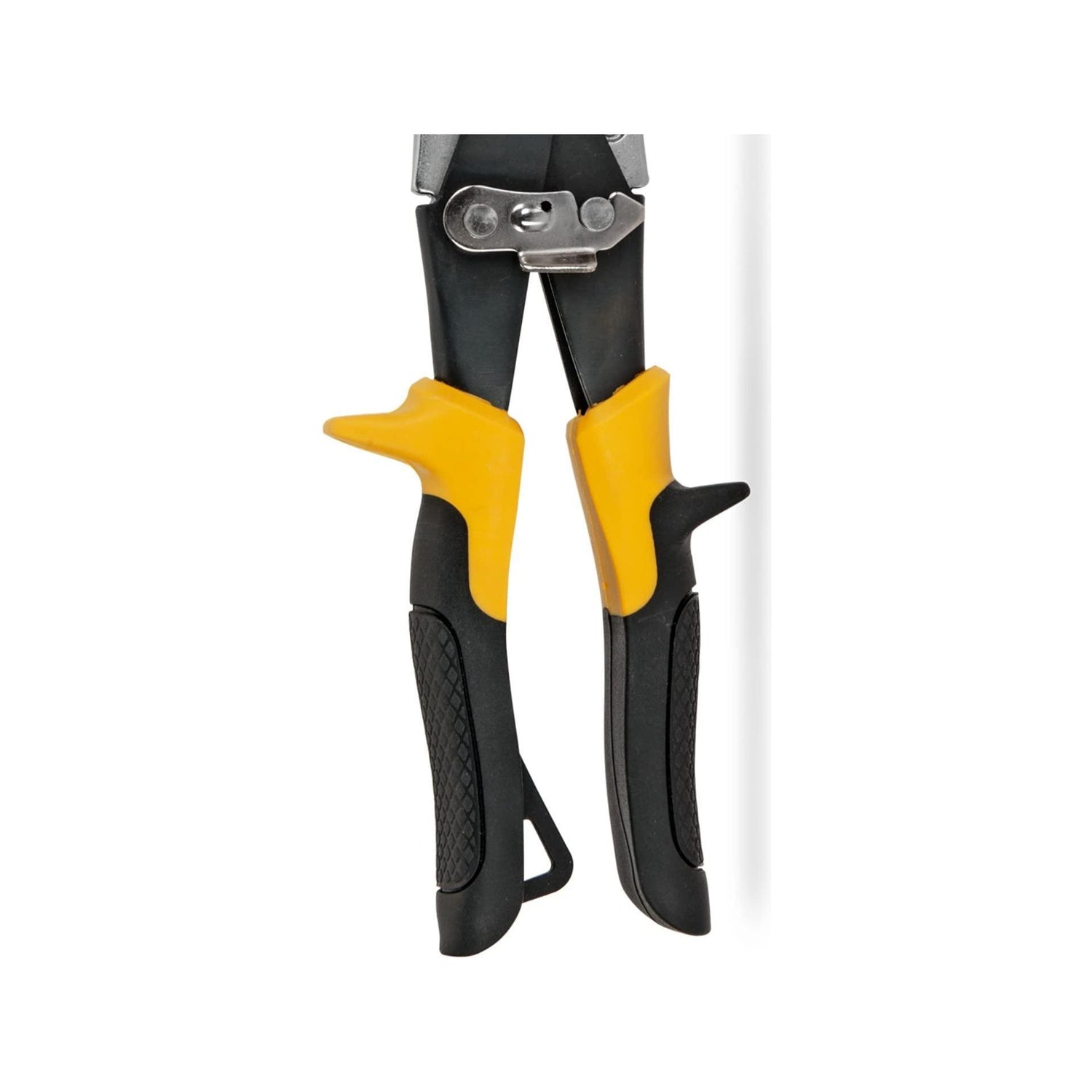 VITO Blechschere, gerade geschnitten für die Luftfahrt, Metallschere mit Sicherheitsverriegelung, Schneidet Metall und Blech bis zu 1,2 mm, Griff aus Bimaterial - VITCCRE - Tools.de TP Profishop GmbH