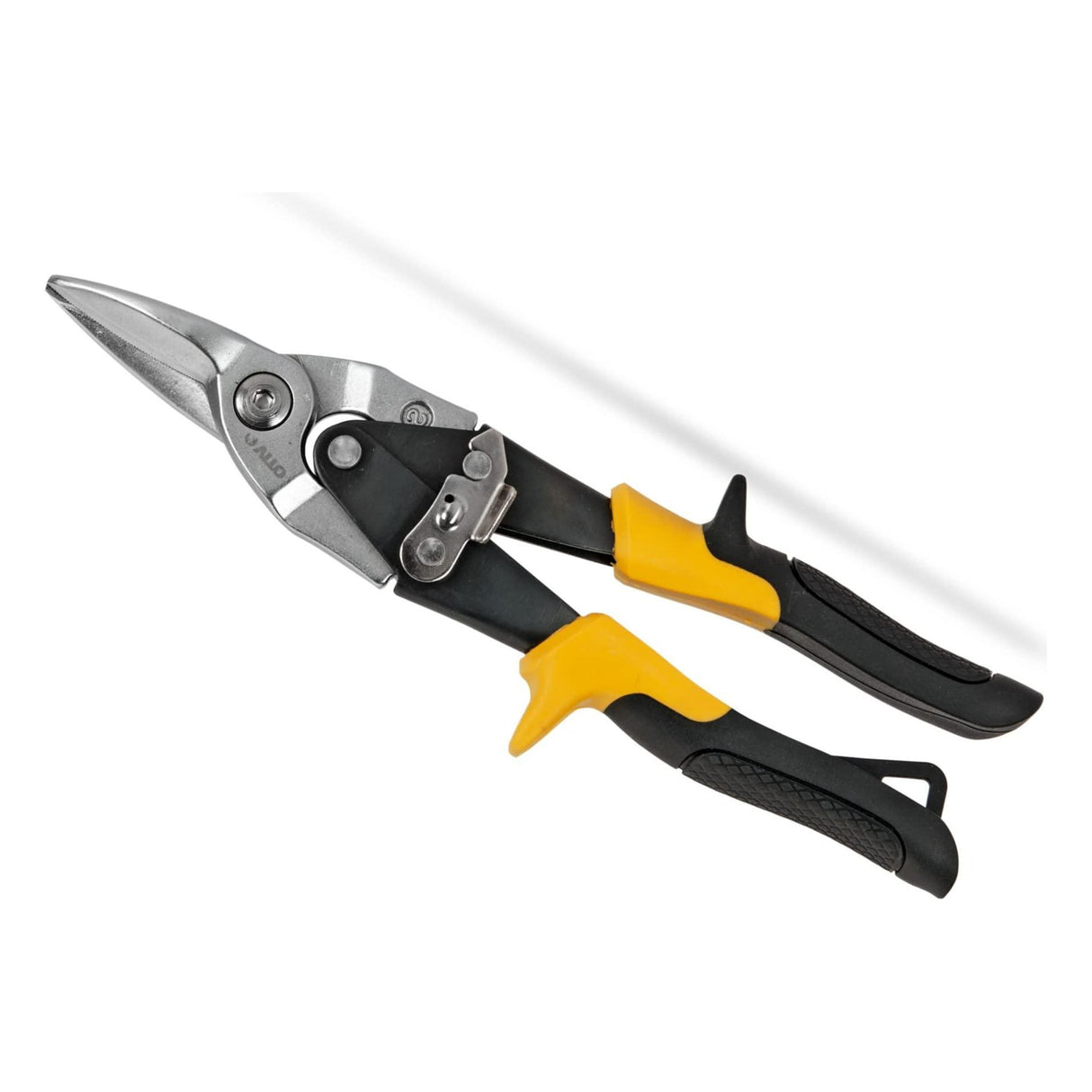 VITO Blechschere, gerade geschnitten für die Luftfahrt, Metallschere mit Sicherheitsverriegelung, Schneidet Metall und Blech bis zu 1,2 mm, Griff aus Bimaterial - VITCCRE - Tools.de TP Profishop GmbH