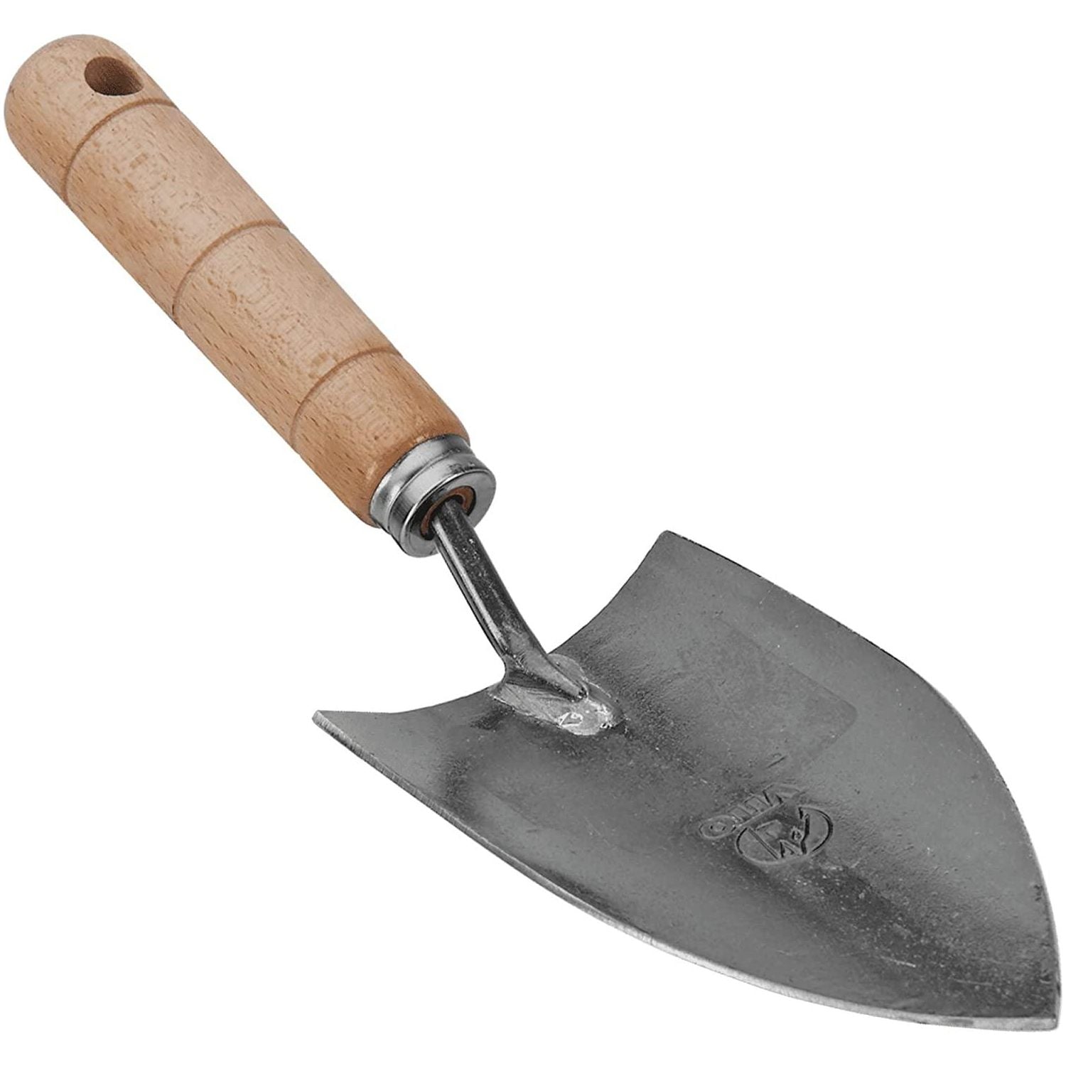 VITO Blumenkelle - Stabile Spitz Hand Schaufel aus gehärtetem Stahl - Universelle Gartenschaufel Blumenschaufel Schaufel Pflanzkelle - Arbeitsbreite 9 cm - Länge 30cm Handgeschmiedet in Portugal - Tools.de TP Profishop GmbH