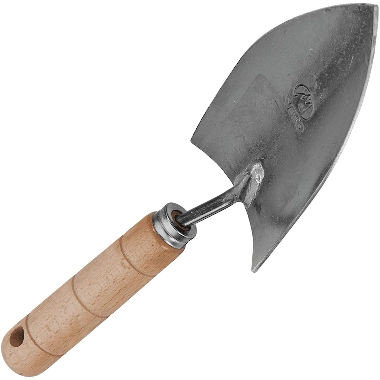 VITO Blumenkelle - Stabile Spitz Hand Schaufel aus gehärtetem Stahl - Universelle Gartenschaufel Blumenschaufel Schaufel Pflanzkelle - Arbeitsbreite 9 cm - Länge 30cm Handgeschmiedet in Portugal - Tools.de TP Profishop GmbH