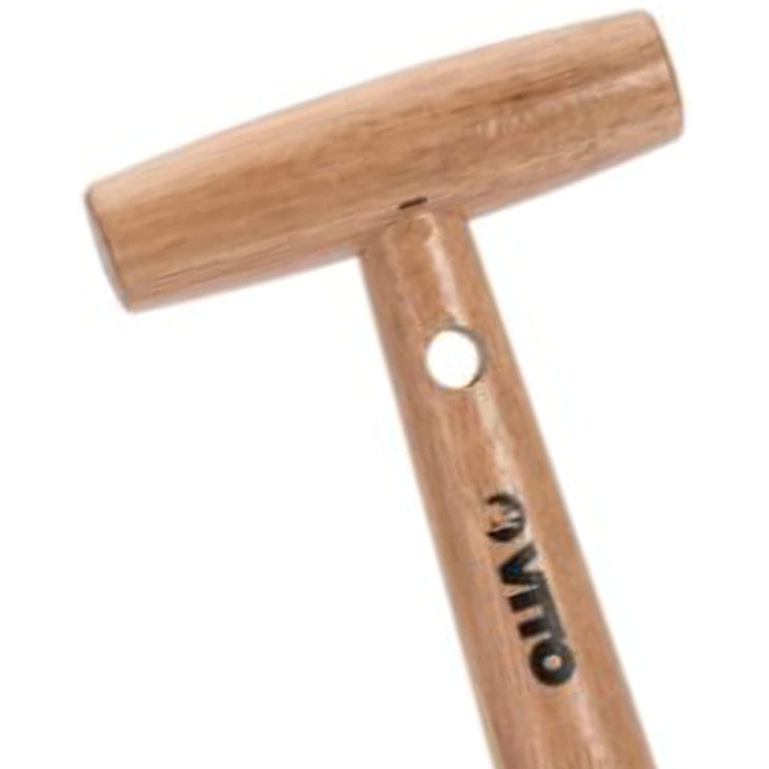 VITO Blumenzwiebelpflanzer Dibber aus Holz und Edelstahl - Pflanzhilfe, Pflanzholz, Steckholz, Setzholz, Pflanzkeil, Pflanzer, Krautsticke - Tools.de TP Profishop GmbH