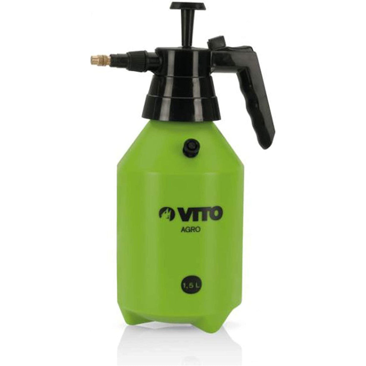 VITO Drucksprüher 1,5 L Messingdüse Pumpsprühflasche PE Pflanzensprüher - Gartenspritze - Scheibenreinigung - Sprühflasche - Tools.de TP Profishop GmbH