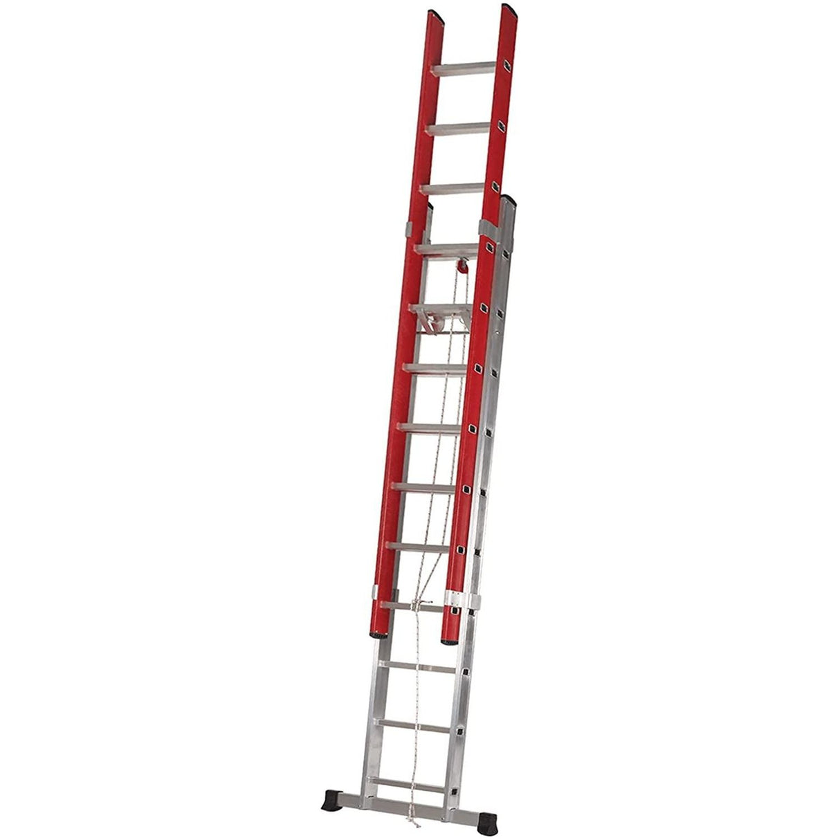 VITO Elektriker Leiter Electra Profi Alu-Glasfaser-Schiebeleiter, 5.03 m, 2x10 Sprossen max. 150 kg - Tools.de TP Profishop GmbH