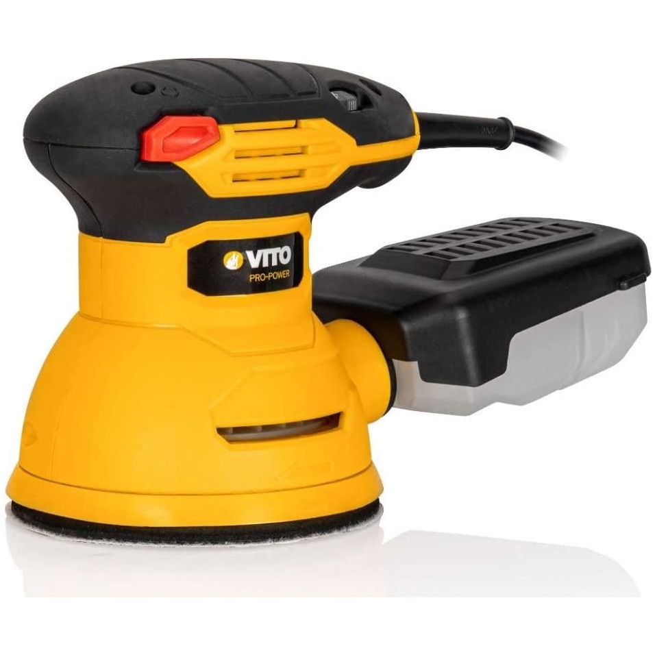 VITO Exzenterschleifer, 125 mm, 230 V, 300 W, Holz, Metall, PVC, Staubauffanggerät, Schleifmaschine - Tools.de TP Profishop GmbH