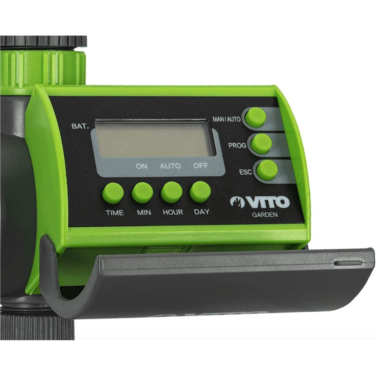 VITO Garden - Bewässerungscomputer mit LC-Display: Ideal zur Blumenbewässerung, Rasenbewässerung, Beete bewässern, Gartenbewässerung, Wassersteuerung, Qualität Garden - Tools.de TP Profishop GmbH