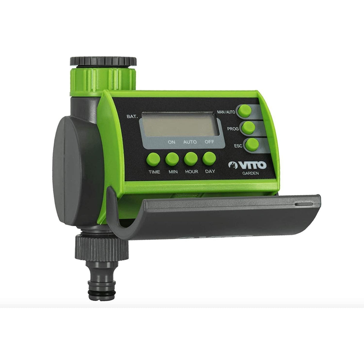 VITO Garden - Bewässerungscomputer mit LC-Display: Ideal zur Blumenbewässerung, Rasenbewässerung, Beete bewässern, Gartenbewässerung, Wassersteuerung, Qualität Garden - Tools.de TP Profishop GmbH