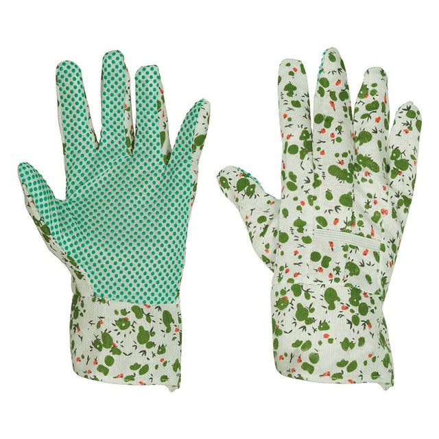VITO Garden - Gartenhandschuhe mit Pflanzenmotiven - Gartenhandschuhe mit Noppen - Tools.de TP Profishop GmbH