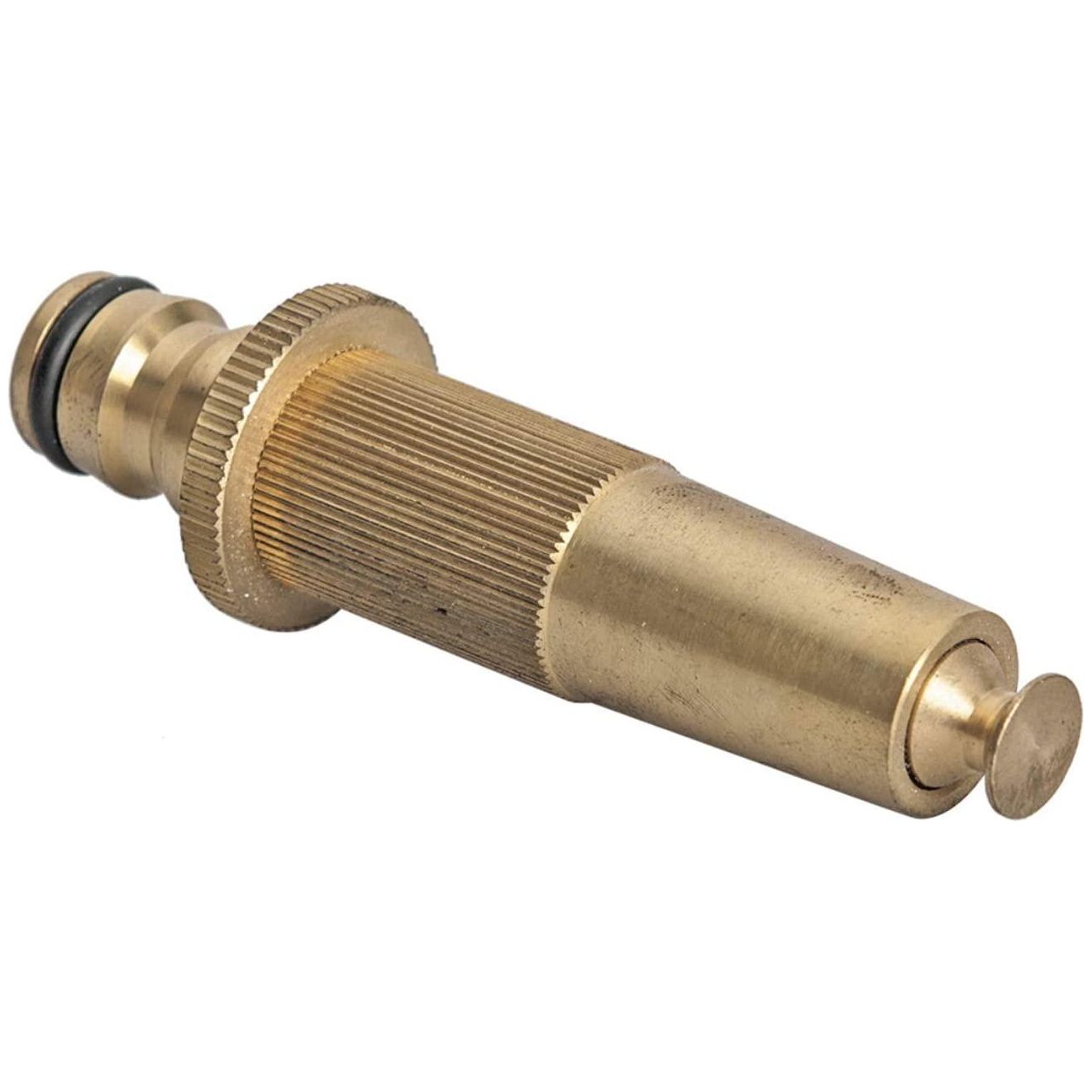 VITO Garden - hochwertiges Messing Stecksystem Set 3/4", 5-teilig - Hahnanschlussstück, Adapter + Schlauchstück + Schlauchstück + verstellbare Gartenspritze - Tools.de TP Profishop GmbH