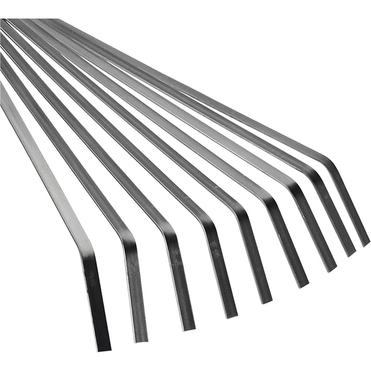 VITO Handrechen aus Edelstahl mit Holzgriff, Fächerbesen für Garten - Kleinrechen für Laub, Unkraut und Grasschnitt - Fächerbreite 13 cm Gesamtlänge 40cm - Elastische Zinken - VIVRM - Tools.de TP Profishop GmbH