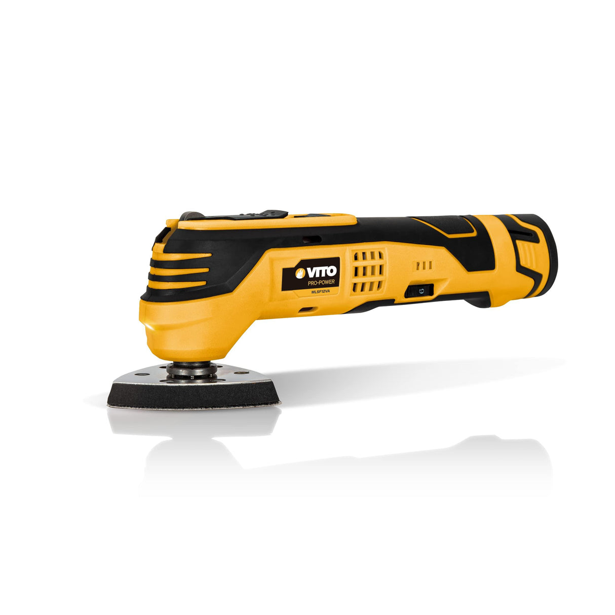 VITO Kabelloses oszillierendes Multitool VIMLSF12A - 12 V Lithium-Batterie und einem ergonomischen Design, Funktionalität beim Schleifen, Reiben und Schneiden - Tools.de TP Profishop GmbH