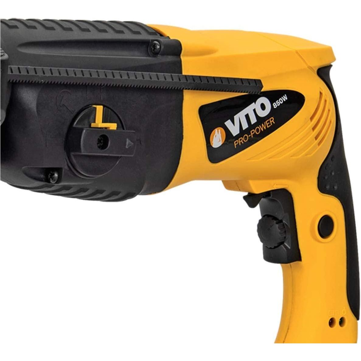 VITO Kombihammer 850 W - SDS-Plus - Bohrhammer Meisselhammer Abbruchhammer - mit 4 Funktionen: Hämmern, Meißeln, Bohren, Schlagbohren - mit Transportkoffer - VIMP850 - Tools.de TP Profishop GmbH