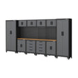 VITO Männerküche - Garagenmöbel, Werkstatteinrichtung Set mit Schubladen 16-tlg ca. 395x50x200cm, Werkzeugschrank, Werkbank mit Holzarbeitsplatte - Tools.de TP Profishop GmbH