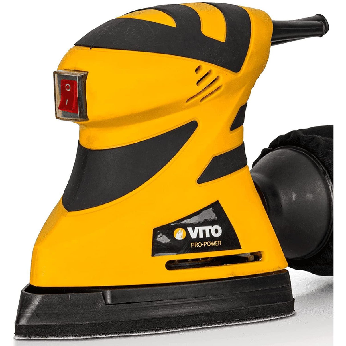 VITO Multi Schleifer 180W Schleifmaschine Deltaschleifer Dreieckschleifer Schleifmaschine 2-in-1, Staubsammler - Schleifmittel - dreieckiger und viereckiger Schleifblock - Tools.de TP Profishop GmbH