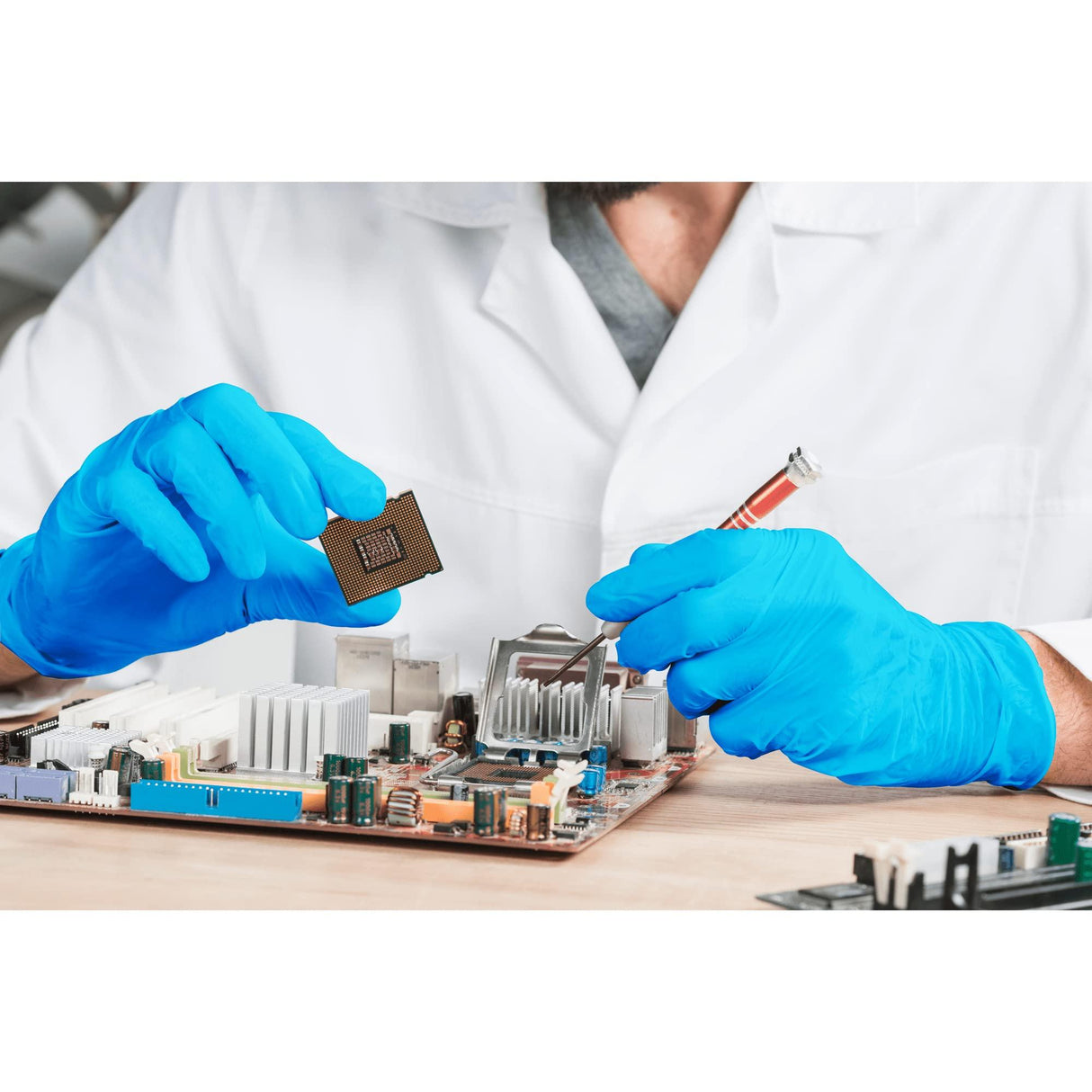 VITO Premium Nitril Einweghandschuhe Größe blau, Kat.1, puderfrei, latexfrei, 100 Stück/Box, Einmalhandschuhe, Beidhändig, Blaue Nitrilhandschuhe, in Gr. L, XL & XXL verfügbar - Tools.de TP Profishop GmbH