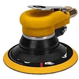 VITO Professional Druckluft-Exzenterschleifer VILP150 max. 6,2 bar, 10000 min.-1, 150 mm Schleiftellerdurchmesser, stufenloser Regulierungshebel, Stecknippel, Spannschlüssel - Tools.de TP Profishop GmbH