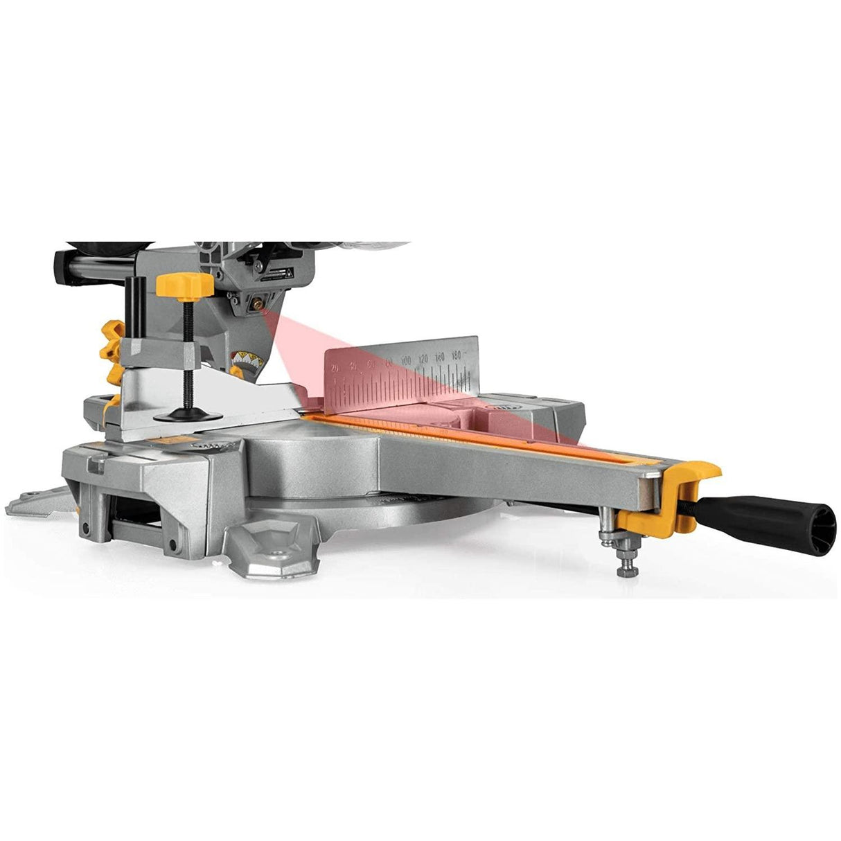 VITO Professional Kapp und Gehrungssäge 1800 W Zugsäge Teleskoparm Laser LED (1800 W, Sägeblatt Ø 216 mm, 5000 rpm, schwenkbarer Sägekopf) - Tools.de TP Profishop GmbH