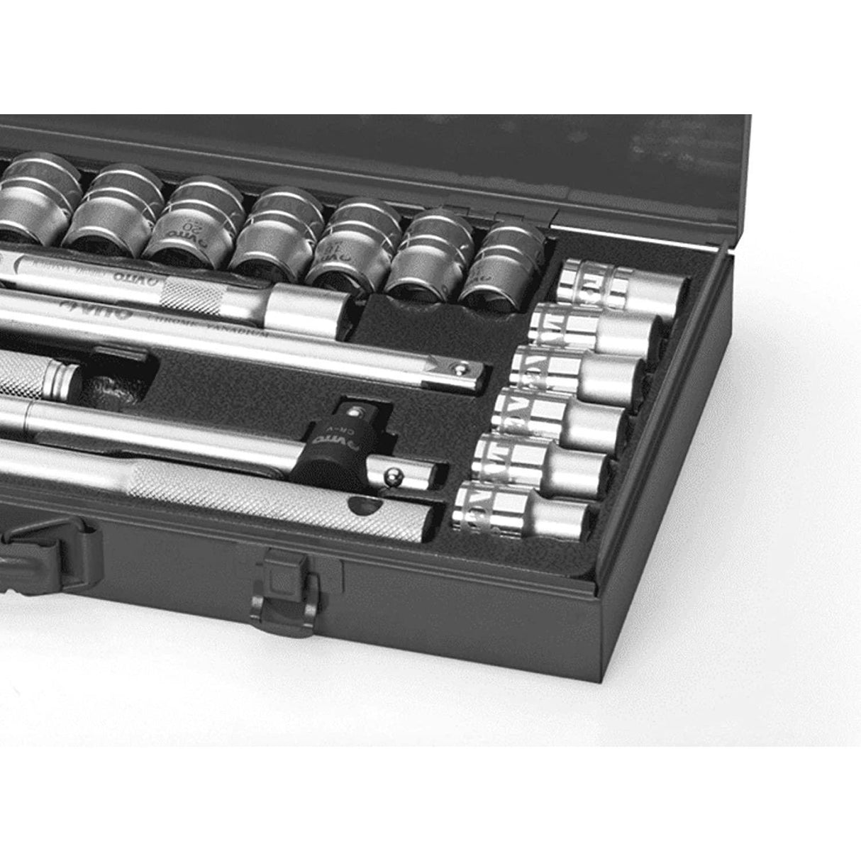 VITO Professional Werkzeugsatz 10-32 mm Steckschlüsselsatz Knarrenkasten Ratschenkasten VITO - Tools.de TP Profishop GmbH