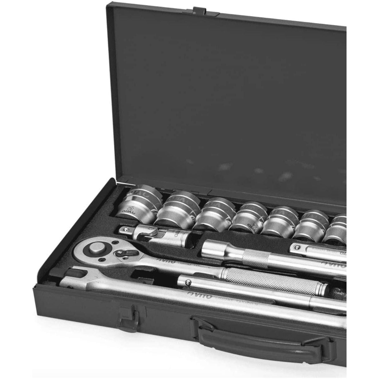 VITO Professional Werkzeugsatz 10-32 mm Steckschlüsselsatz Knarrenkasten Ratschenkasten VITO - Tools.de TP Profishop GmbH