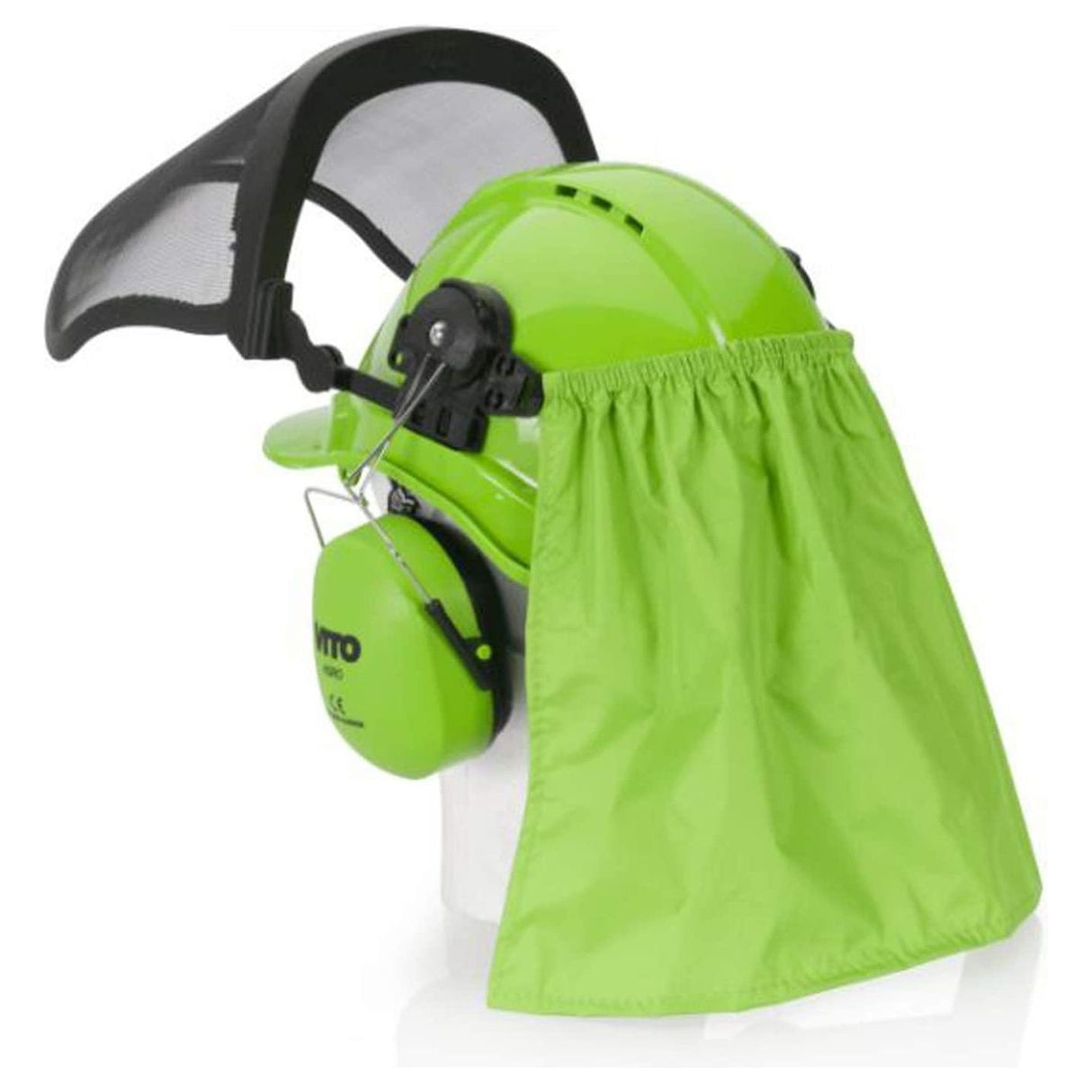 VITO Profi-Schutzhelm mit integriertem Gesichts- und Gehörschutz – Komfortables und verstellbares Design für maximale Sicherheit - Tools.de TP Profishop GmbH