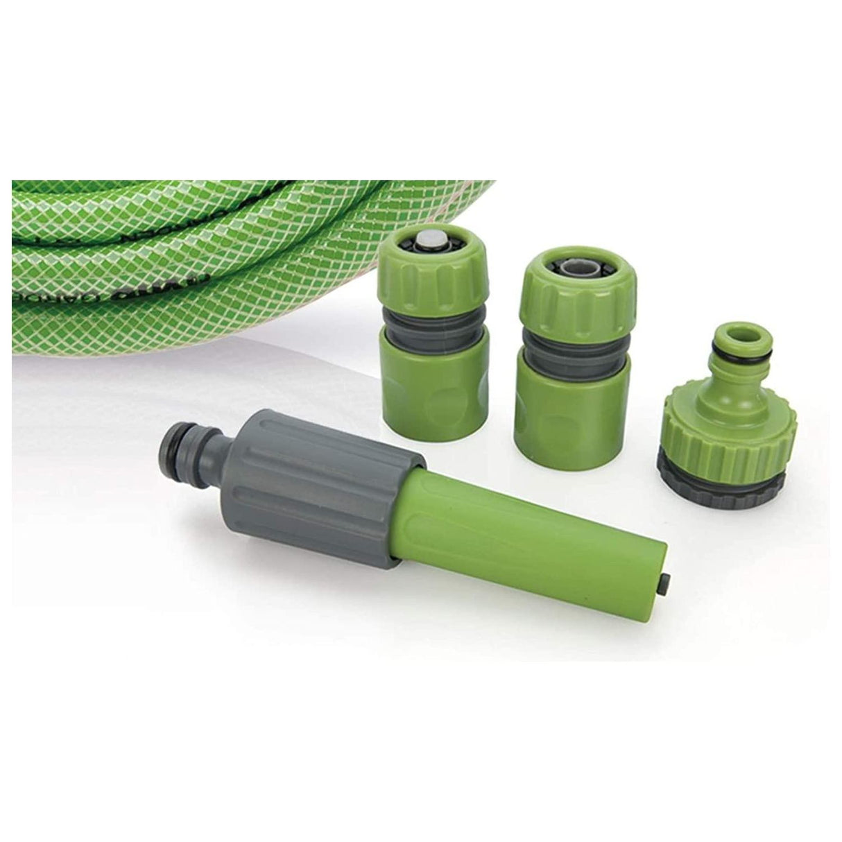 VITO ® Garden Gartenschlauch 3/4 zoll 25m - SET mit Gartenspritze, Schlauchverbinder und Hahnanschlussstück (25m 19mm 3/4" Set) - Gartenbewässerung - 25m Schlauch - Tools.de TP Profishop GmbH